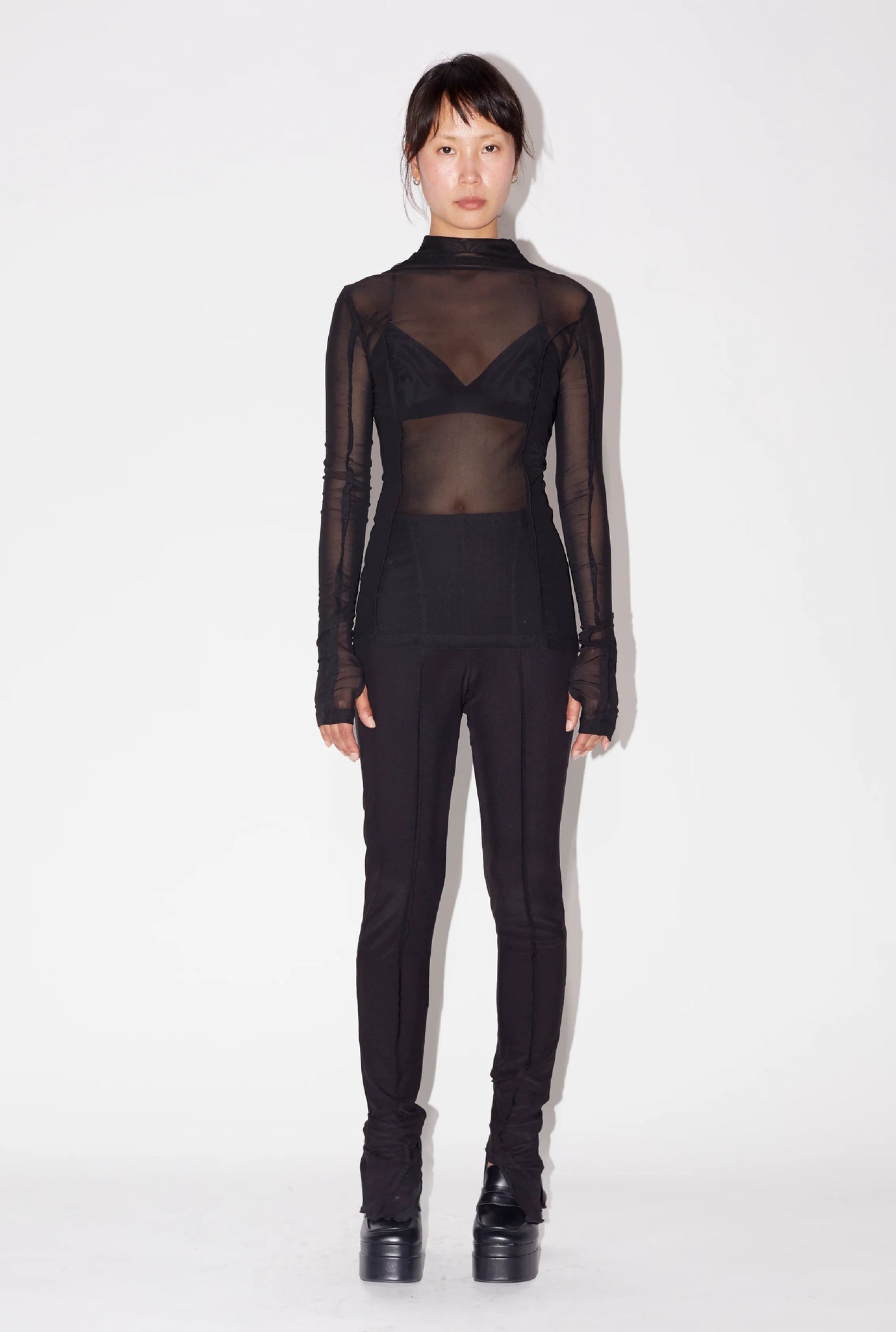 MESH TOP - BLACK