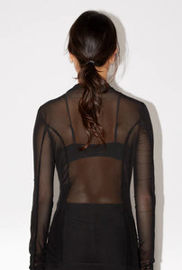 MESH TOP - BLACK