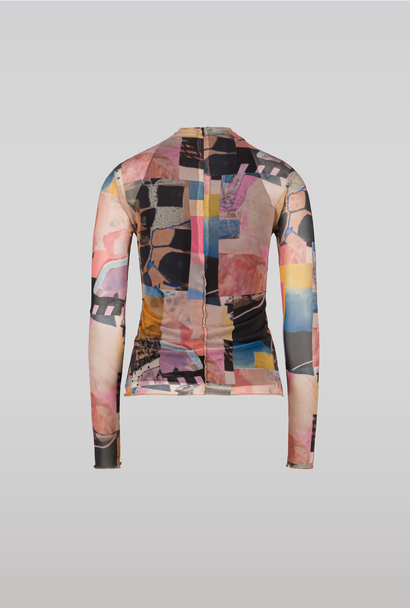 Collage Mesh Top