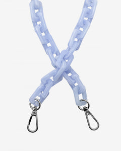 SQUARED CHAIN HANDLE - LIGHT BLUE