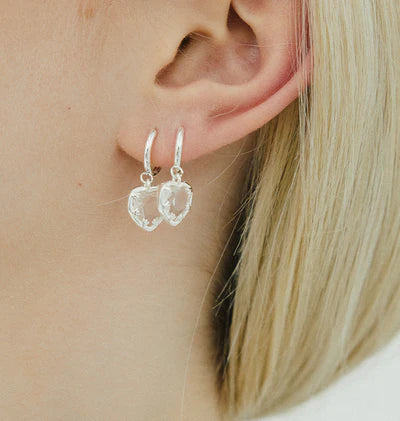 VEJA CRYSTAL CLEAR SINGLE EARRING