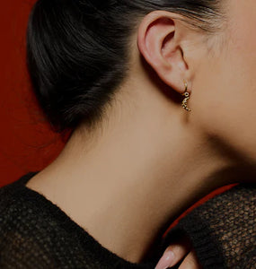 VEJA MOON SINGLE EARRING - GOLD