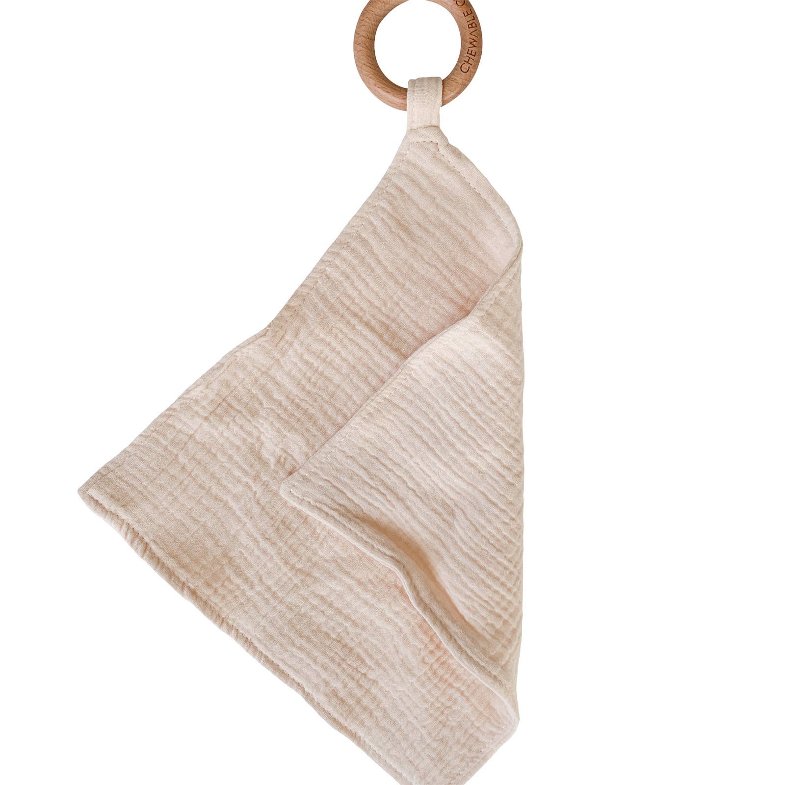 MUSLIN TEETHING RING- CLOUD