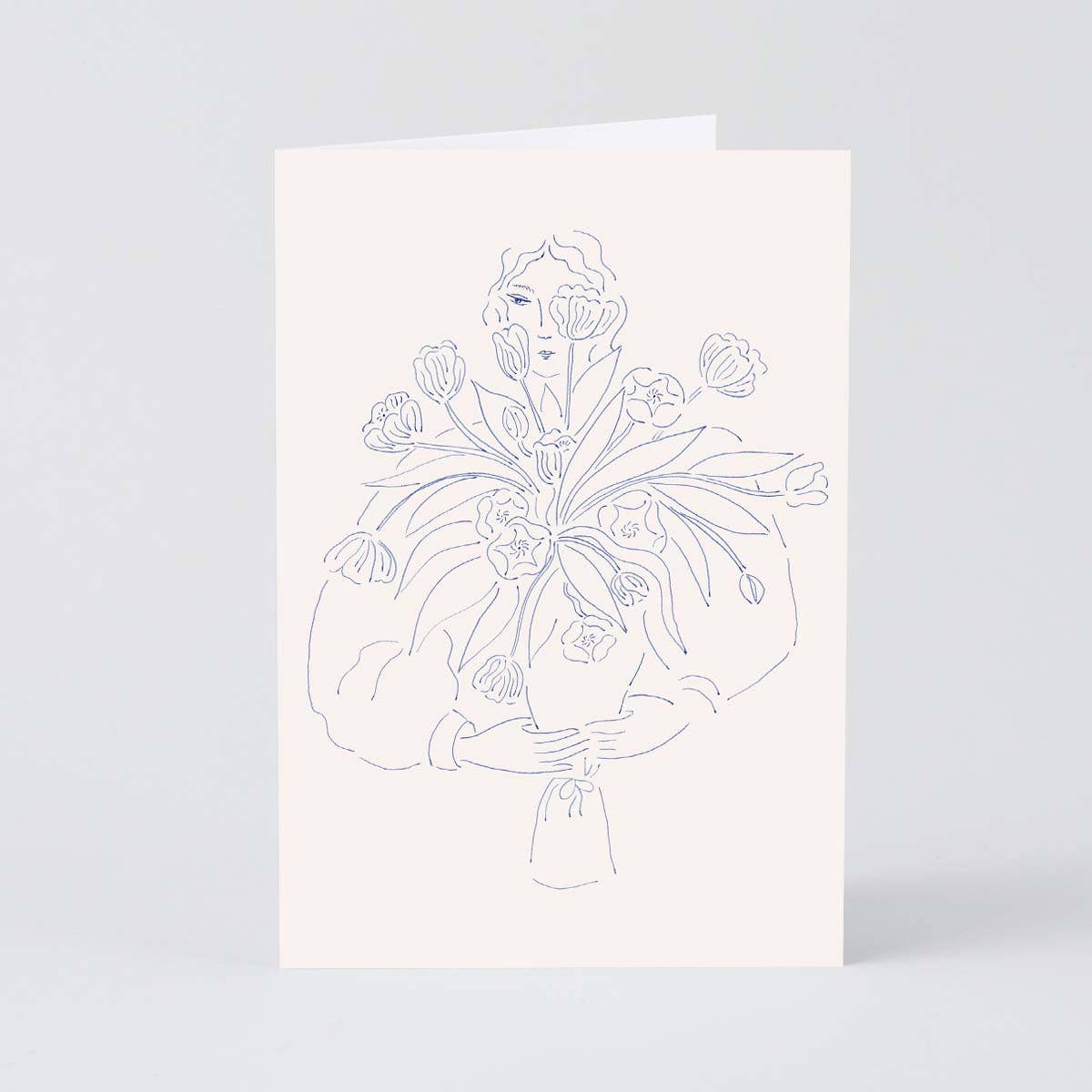 EXPLOSION OF TULIPS - BLANK CARD