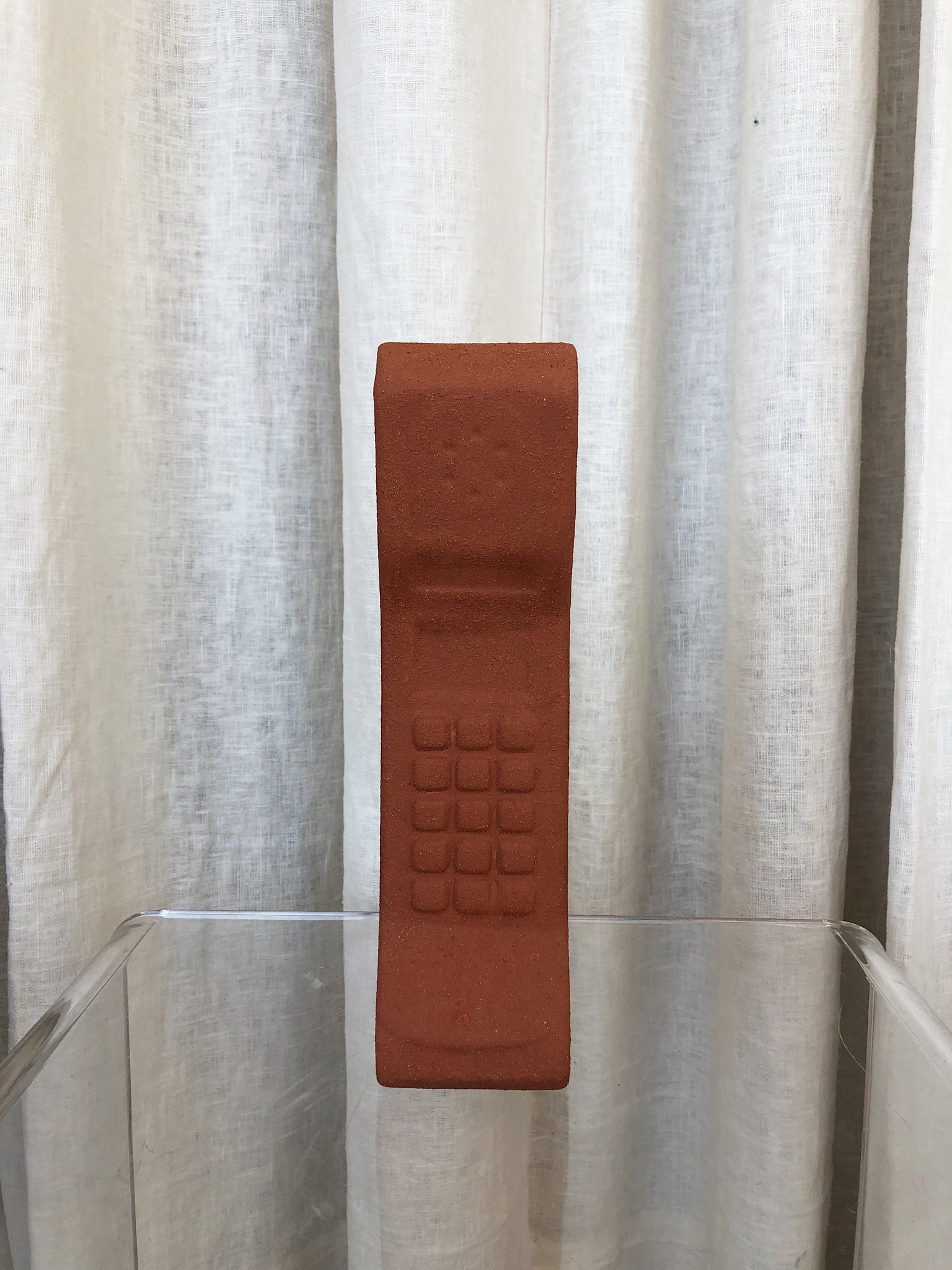 BRICK PHONE VASE - TERRA COTTA