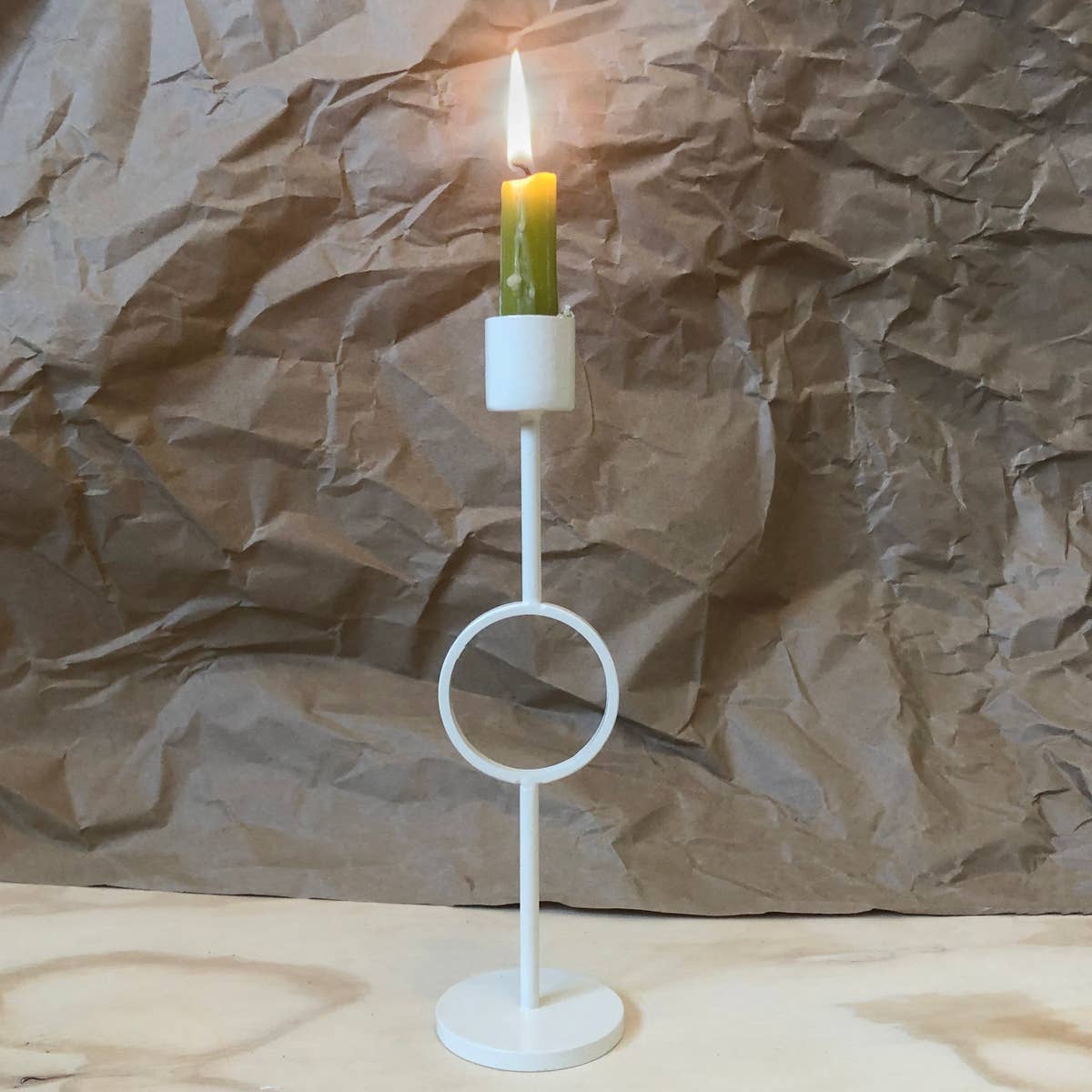 ECLIPSE CANDLE HOLDER - CREAM