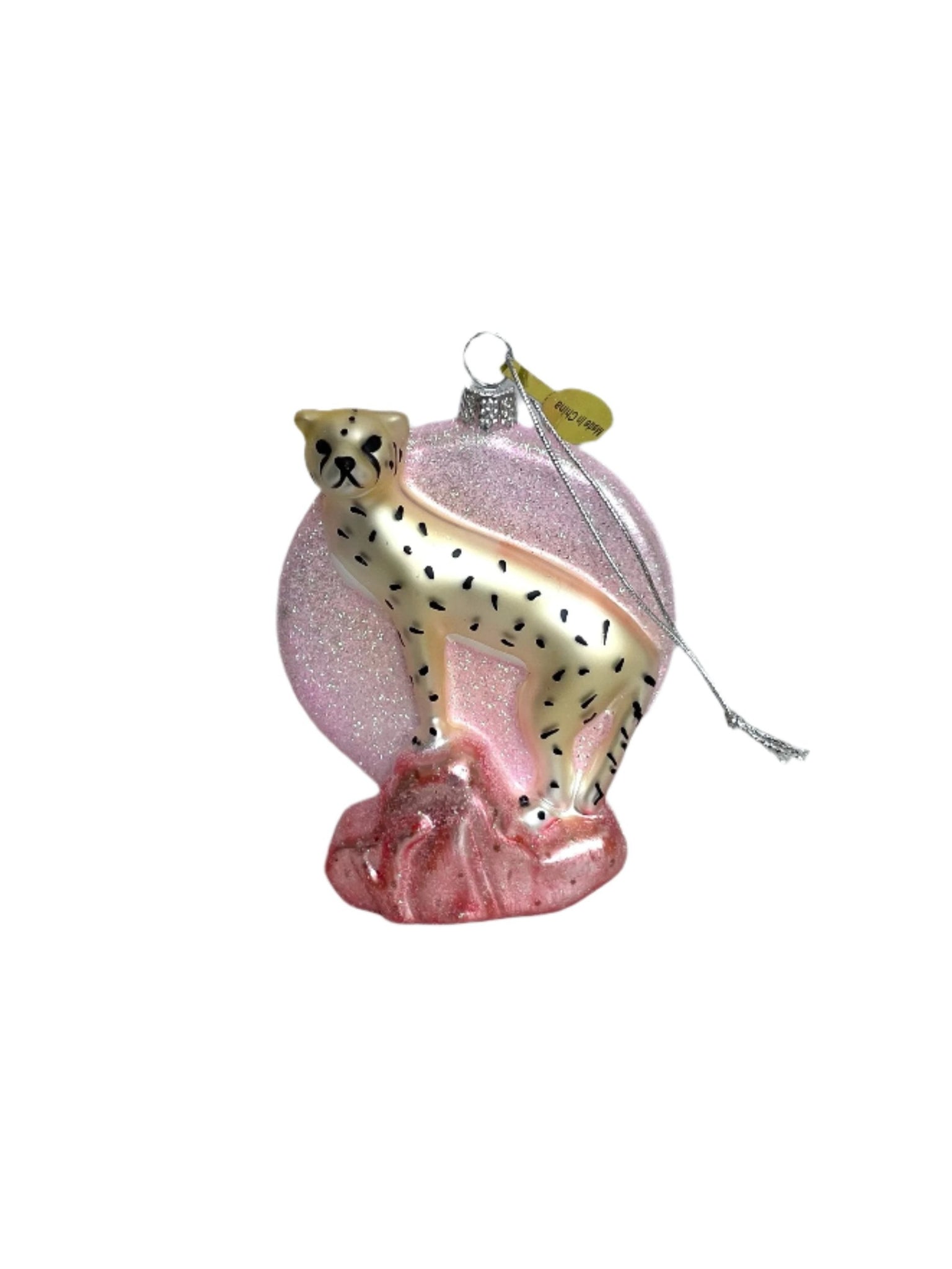 SUNSET LEOPARD ORNAMENT