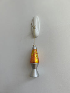 ORANGE LAVA LAMP ORNAMENT