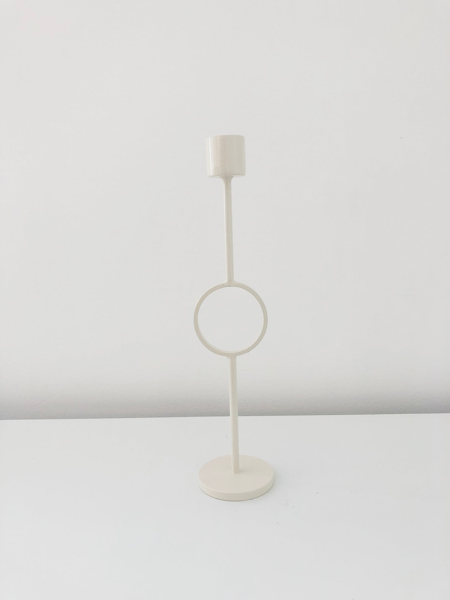 ECLIPSE CANDLE HOLDER - CREAM