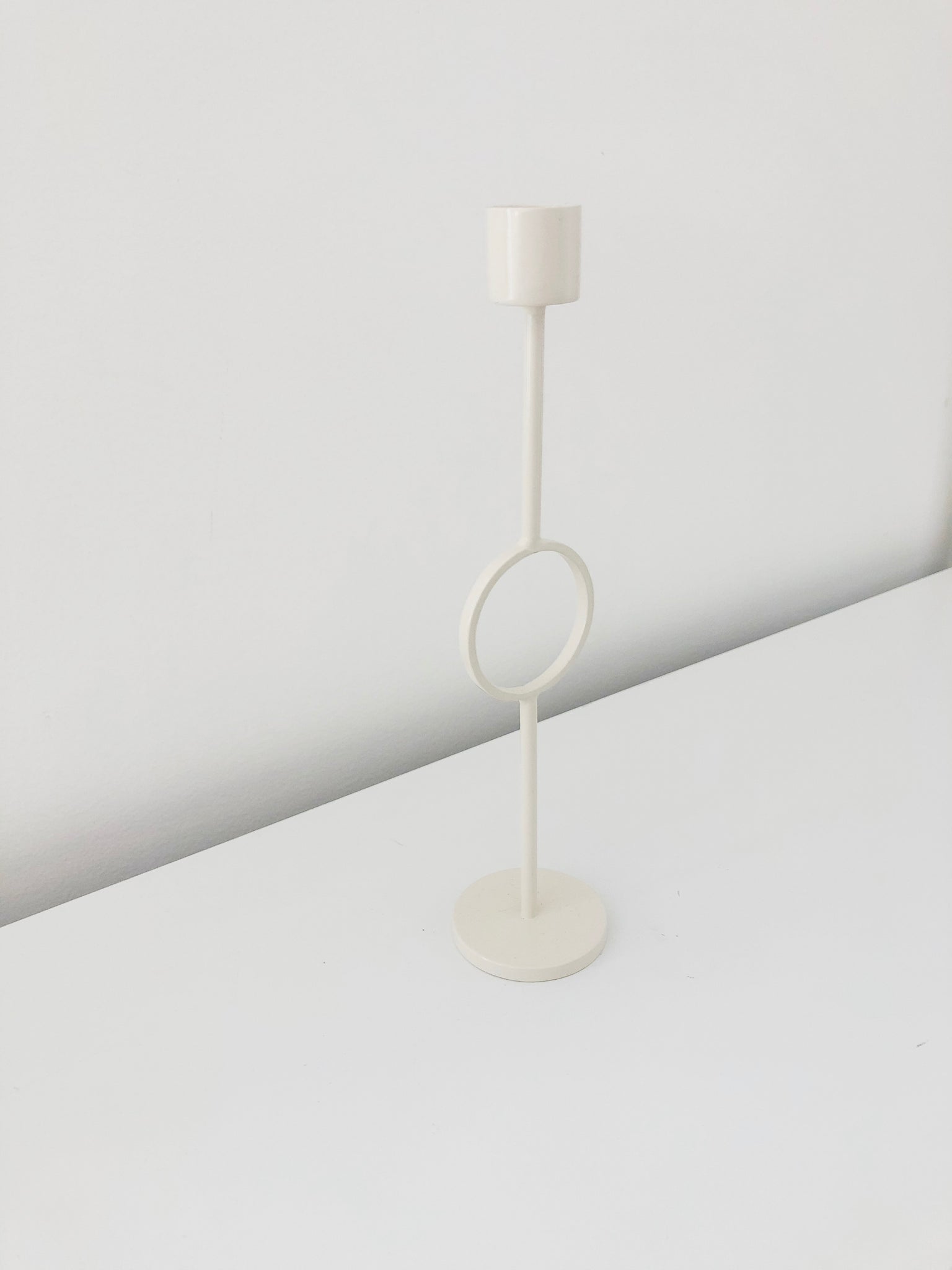 ECLIPSE CANDLE HOLDER - CREAM