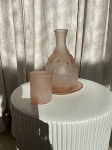 LILY OF THE VALLEY PINK CARAFE