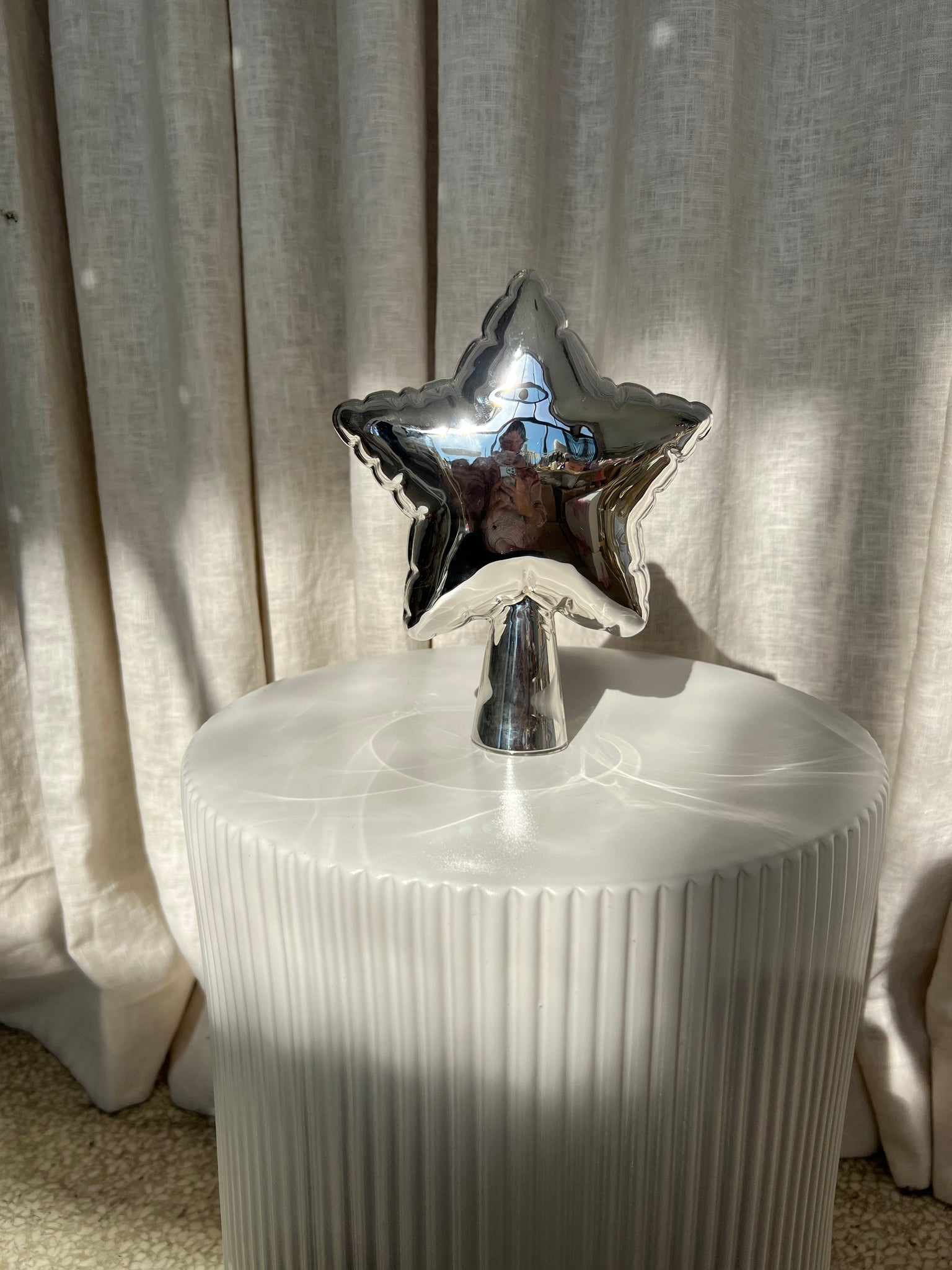 MYLAR STAR TREE TOPPER