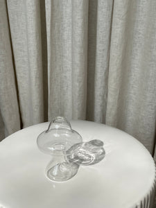MINI GLASS MUSHROOM VASE