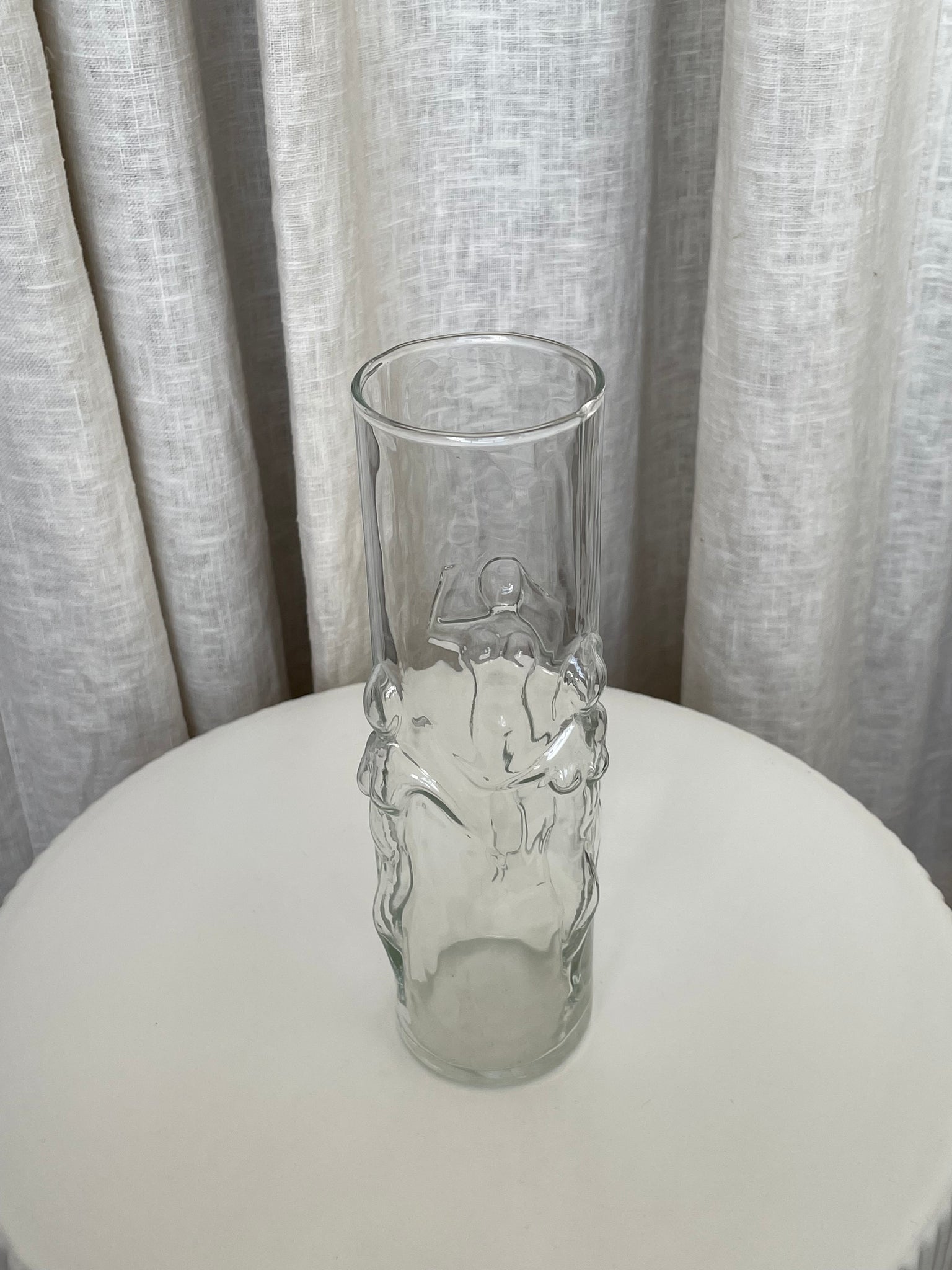 DANCING LADIES GLASS VASE