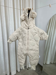 CREAM ONESIE PUFFER