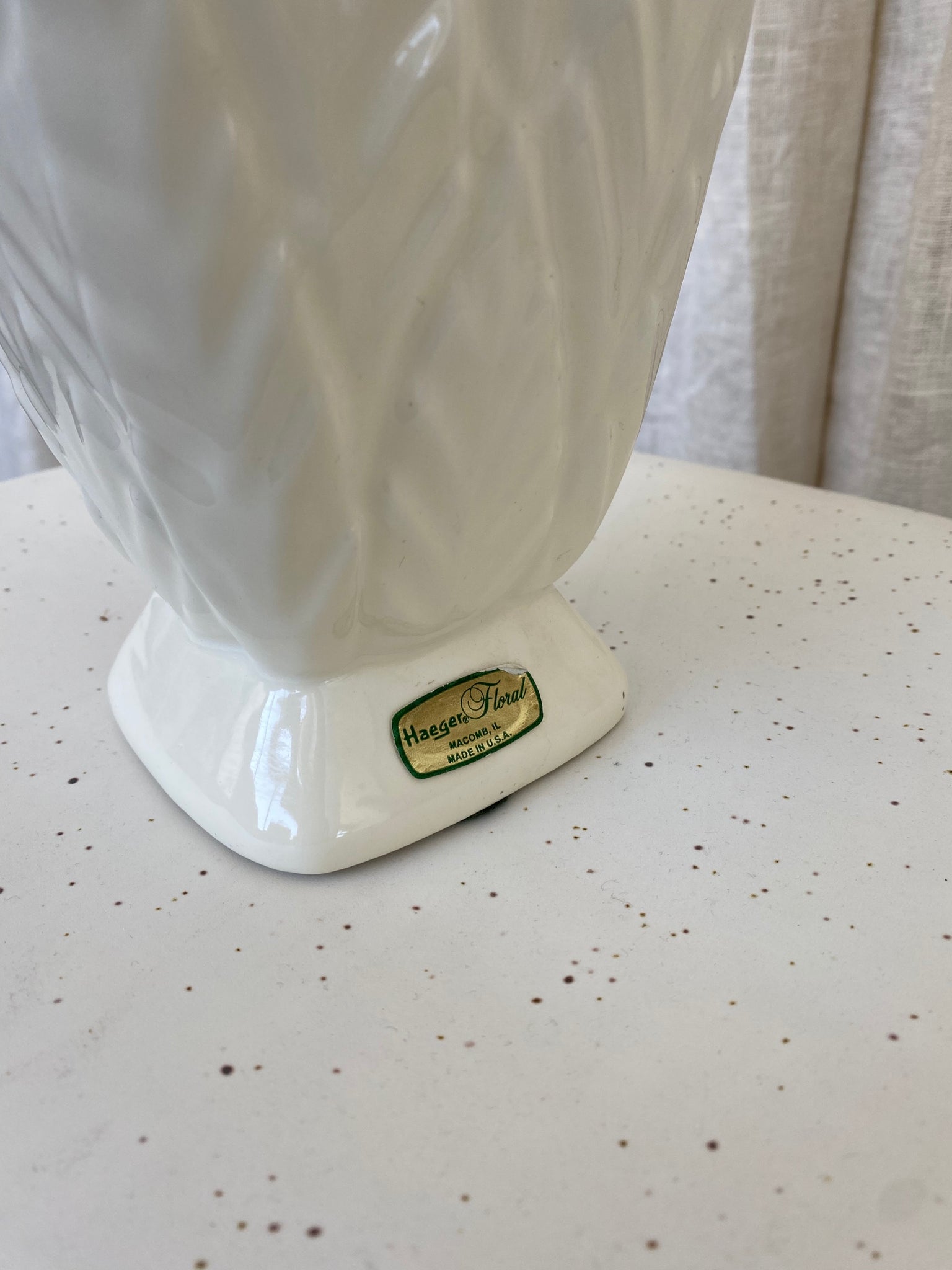 HAEGER LEAF VASE
