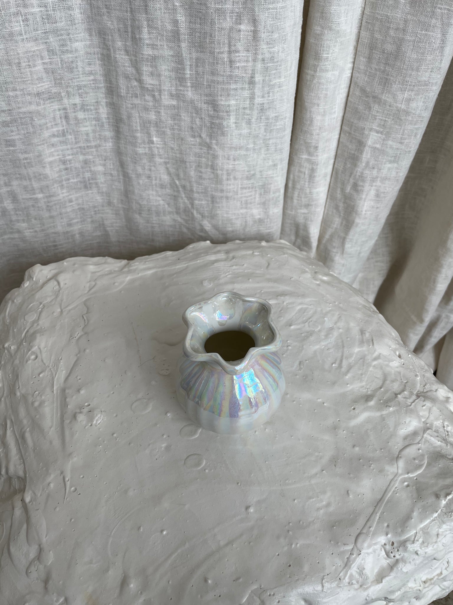 IRIDESCENT BUD VASE
