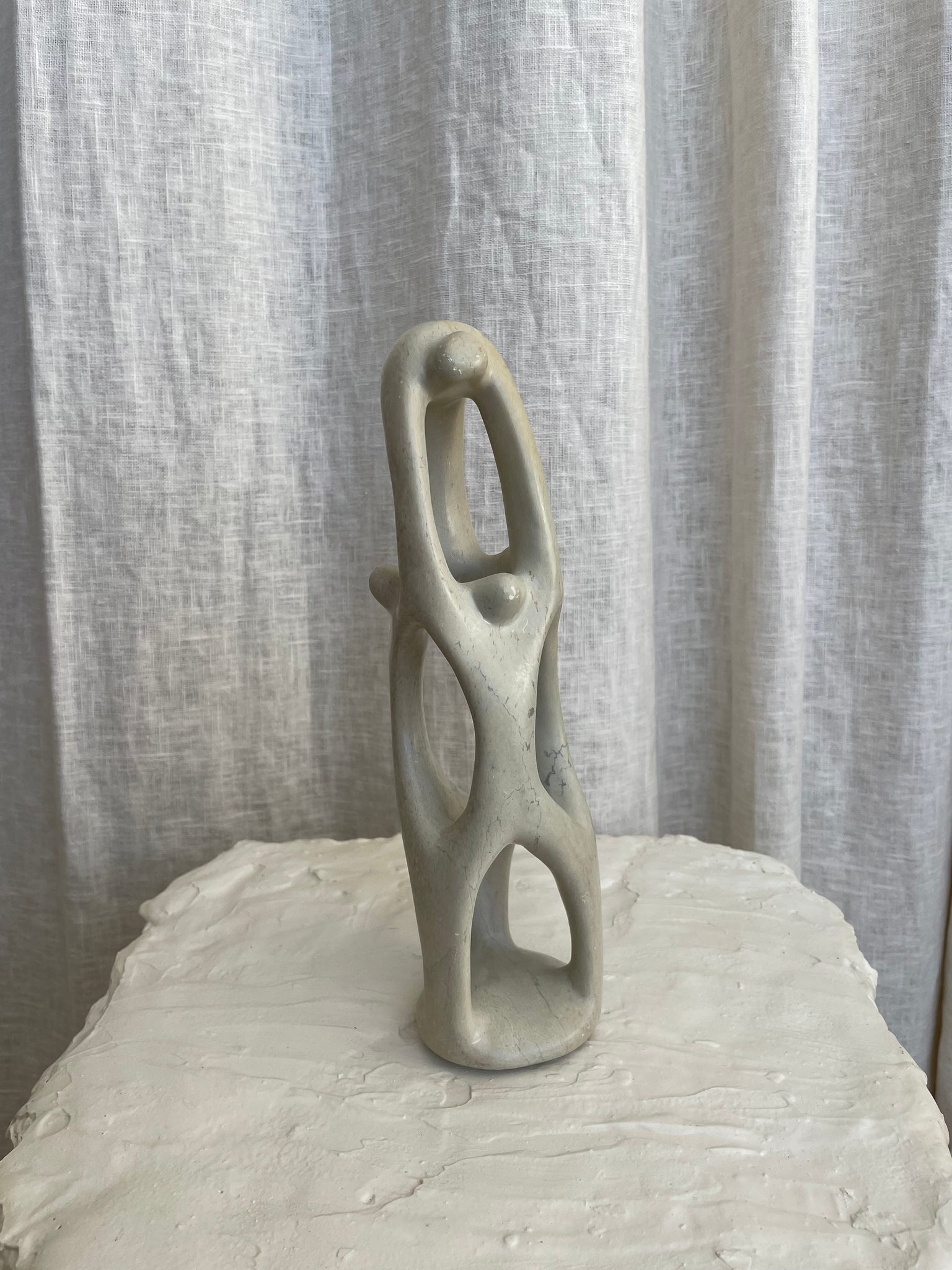 FAMILY TREE SOAPSTONE SCULPTURE
