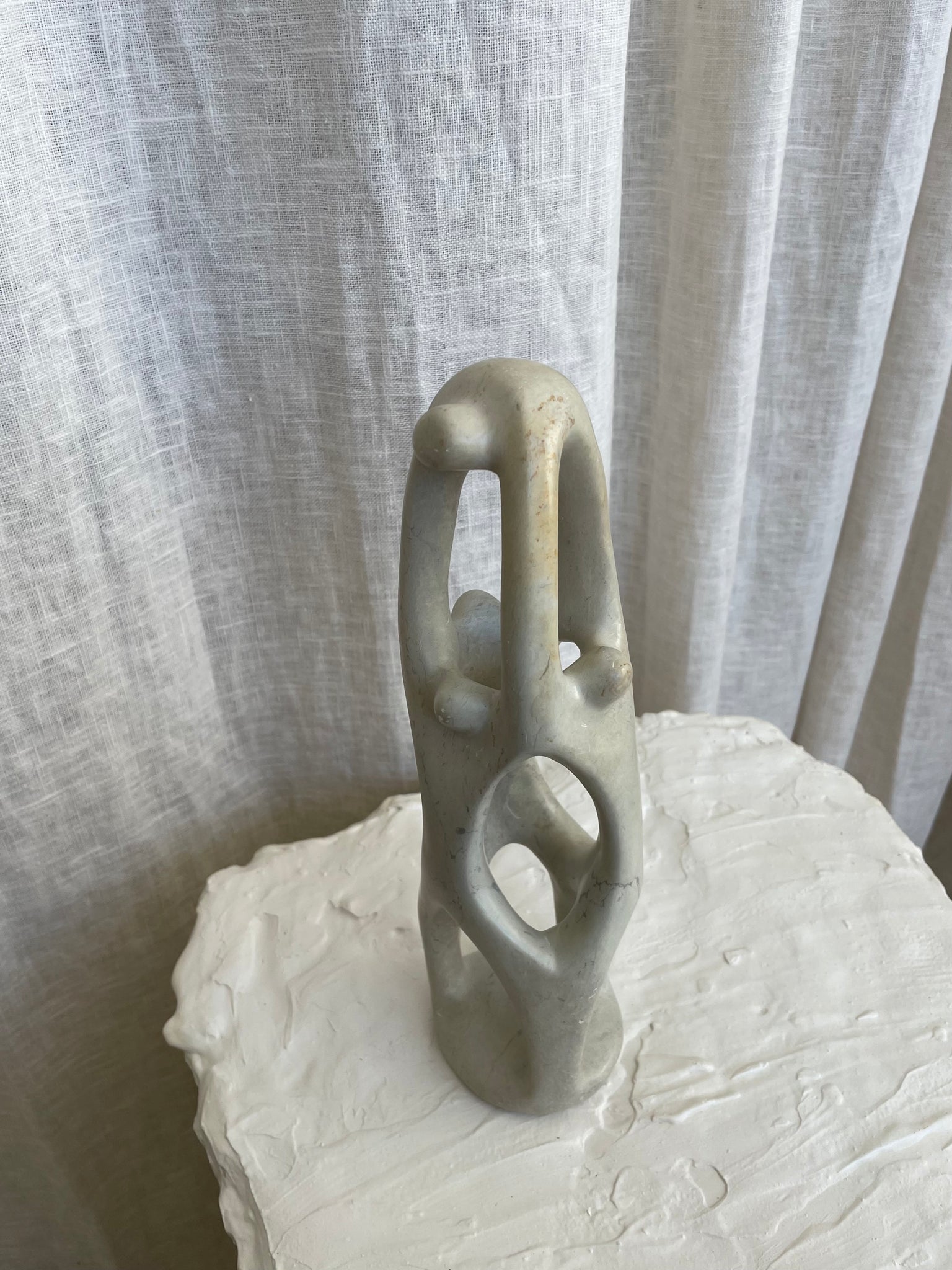 FAMILY TREE SOAPSTONE SCULPTURE
