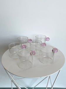 BUBBLE SHOT GLASSES - PINK