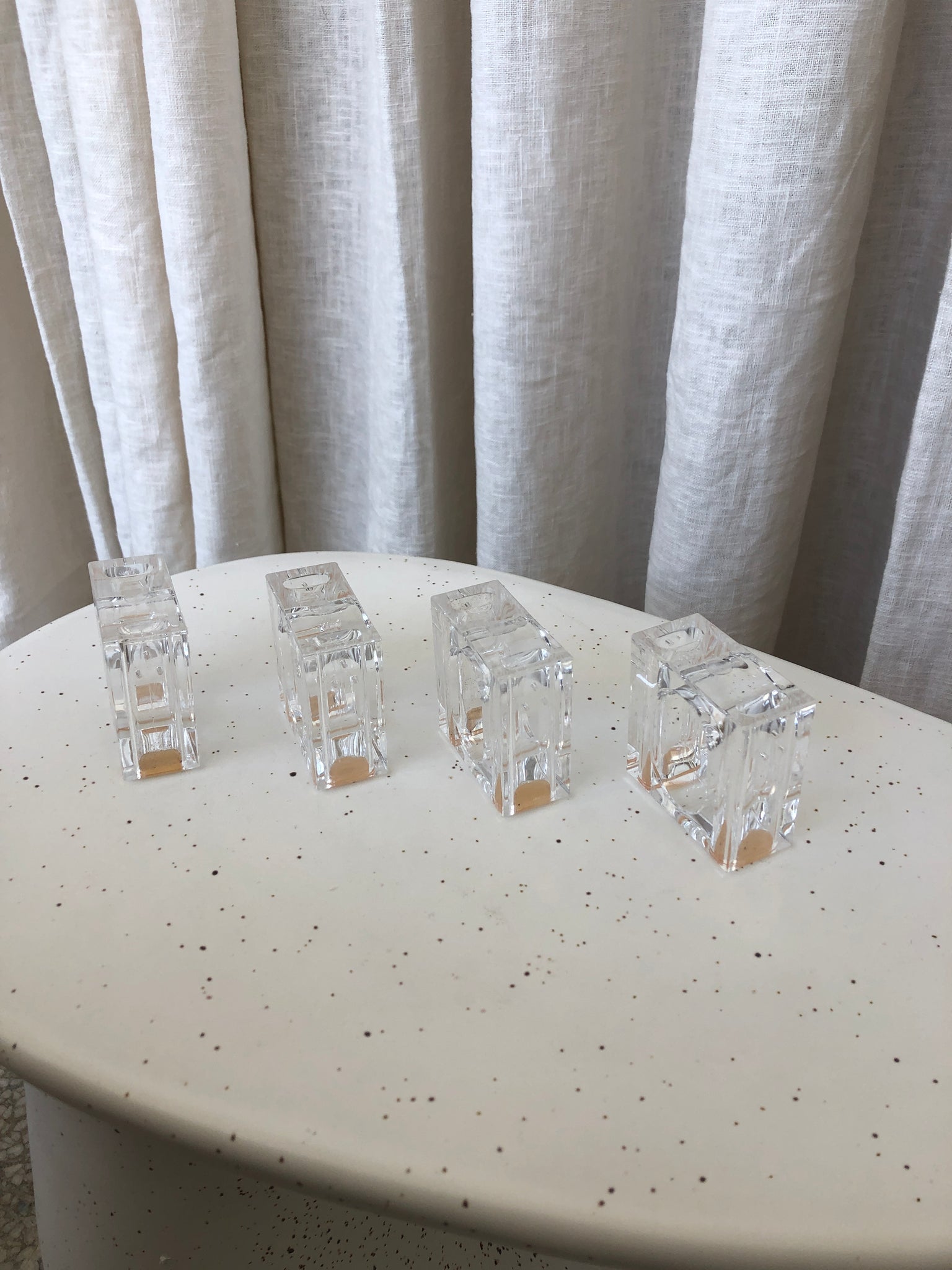 LUCITE S&P NAPKIN RINGS