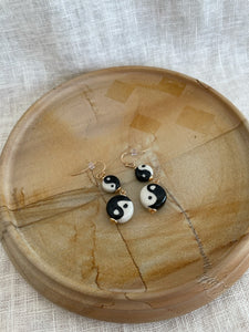 YIN YANG DROP EARRINGS