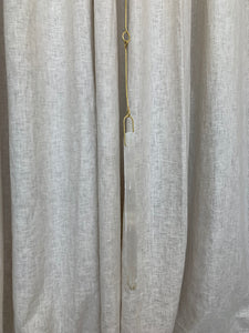SINGLE SELENITE DROP WALL GEM