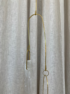 TRIPLE SELENITE DROP WALL GEM