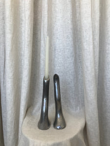 ALUMINUM CANDLESTICK HOLDERS BY ANNA EVERLUND