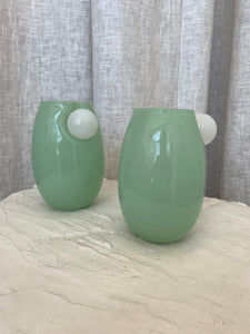 ALMA BUBBLE GLASS SET - PEAR