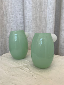 ALMA BUBBLE GLASS SET - PEAR