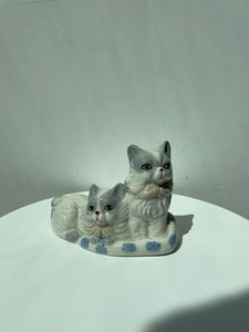 CERAMIC RESTING KITTEN DUO