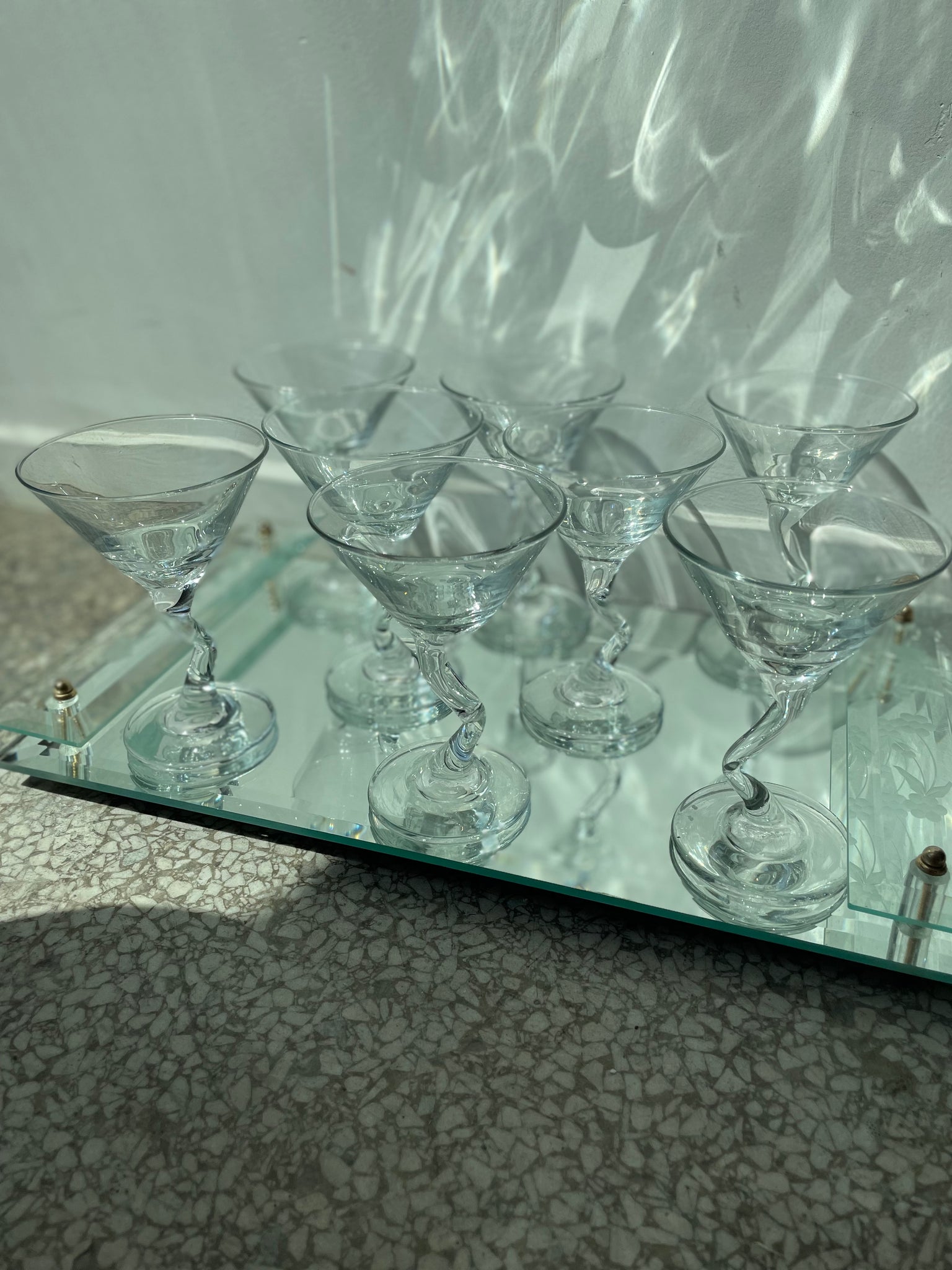 ENGRAVED MIRROR TRAY