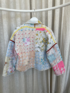 CHECKER QUILT JACKET BY SAJ