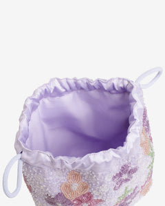 HVISK - POUCH DREAMY BEADED - SOFT PINK