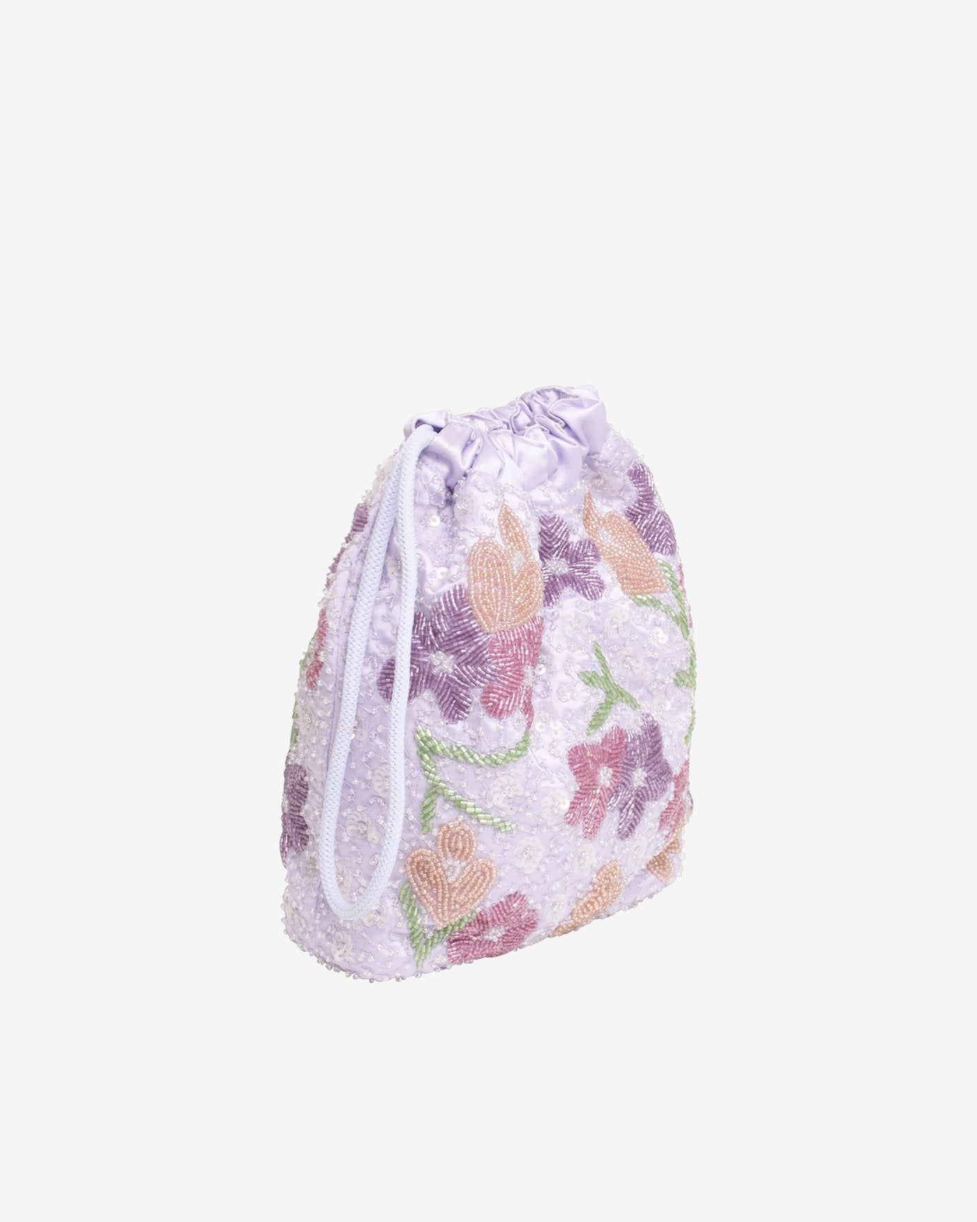 HVISK - POUCH DREAMY BEADED - SOFT PINK