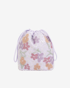 HVISK - POUCH DREAMY BEADED - SOFT PINK