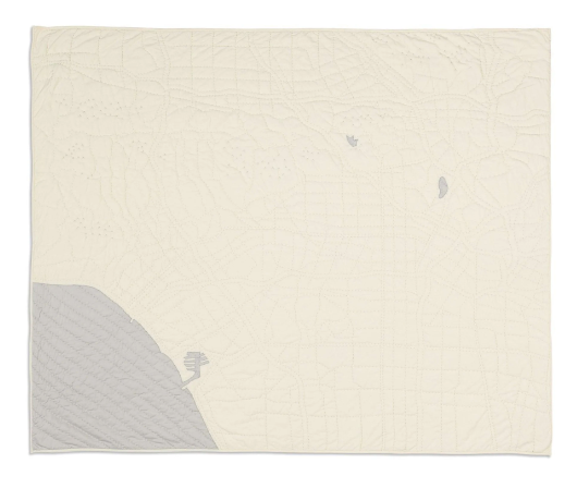 LOS ANGELES QUILT - IVORY
