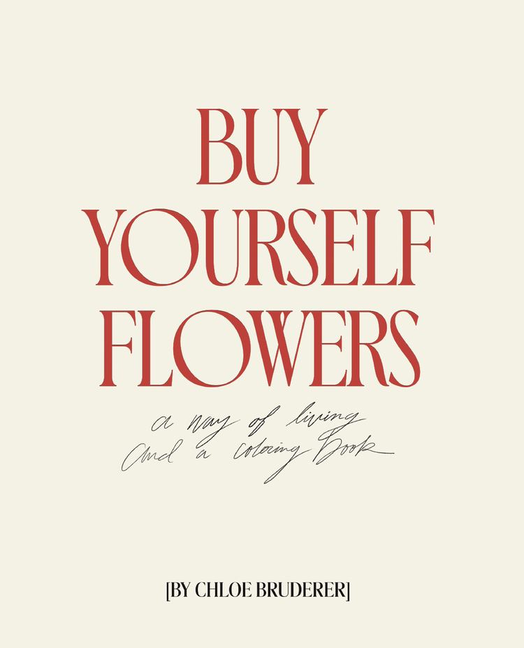 BUY YOURSELF FLOWERS COLORING BOOK
