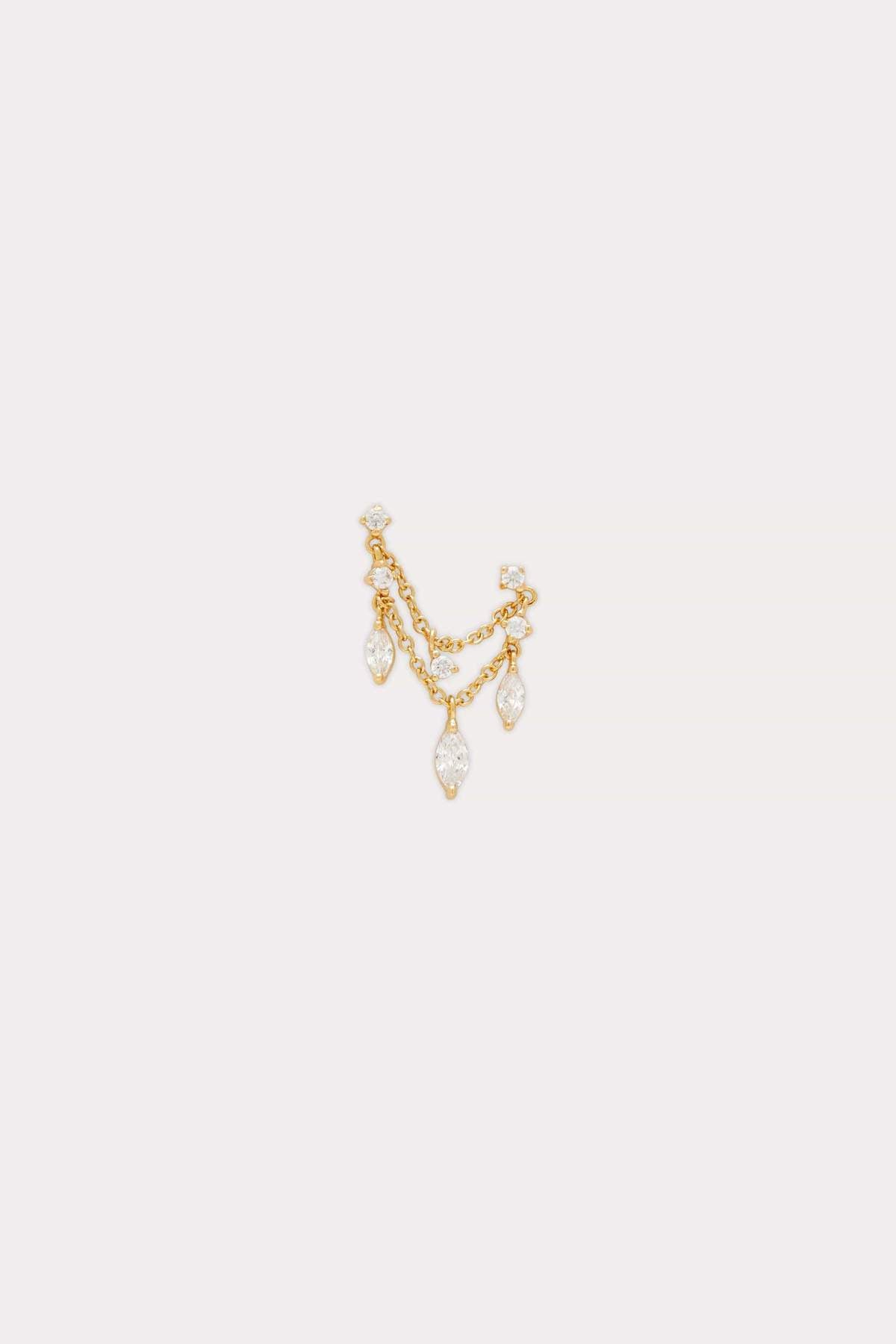 STONE DROP EARRINGS