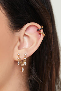 STONE DROP EARRINGS