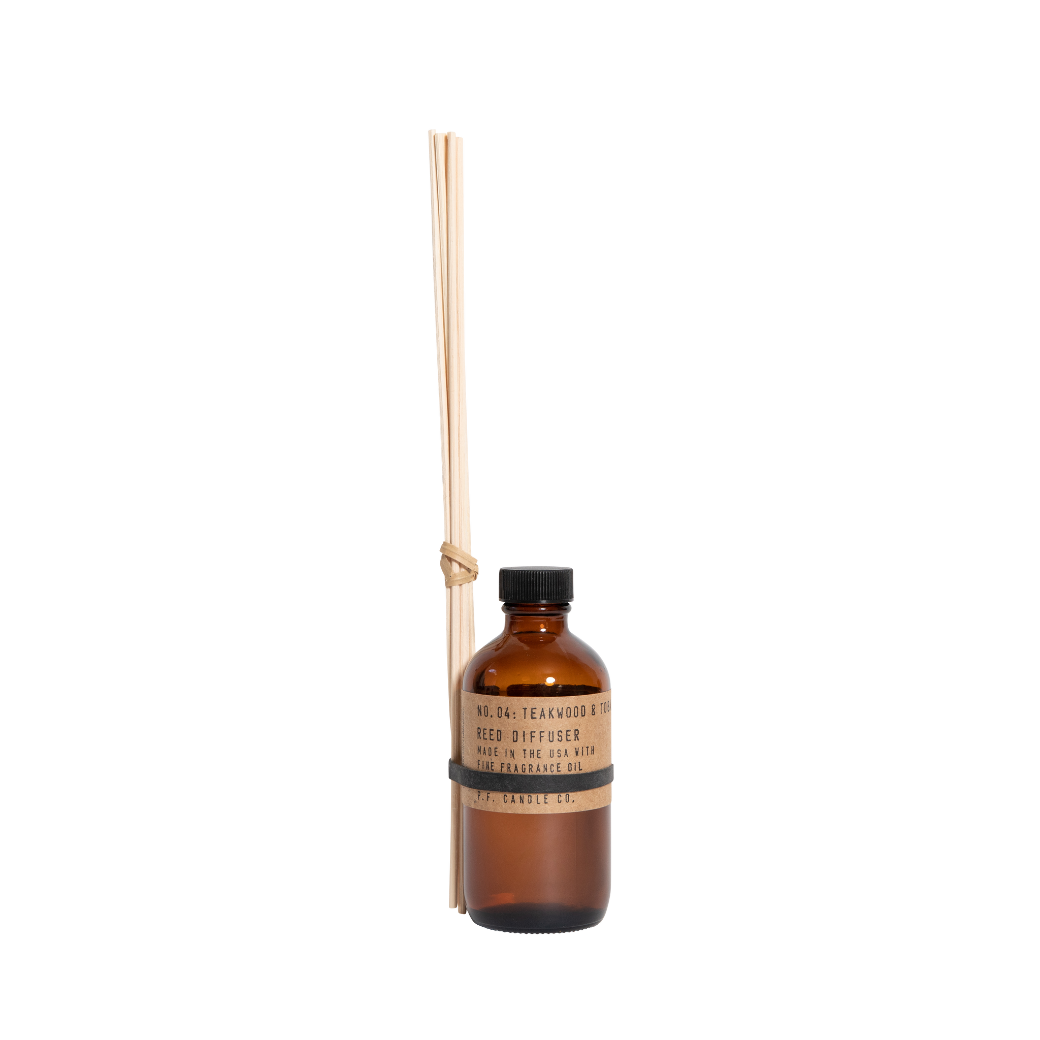 P.F. CANDLE CO. TEAKWOOD & TOBACCO 3.5 OZ REED DIFFUSER