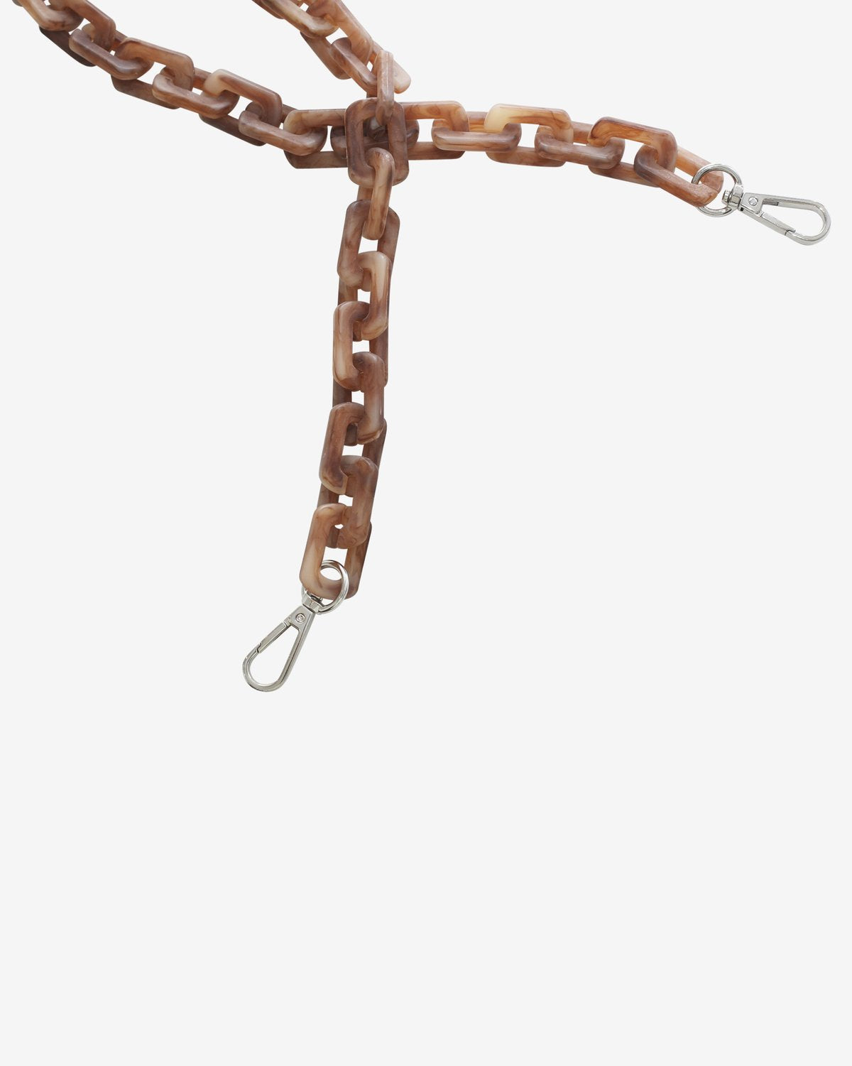 CHUNKY CHAIN HANDLE - BROWNISH
