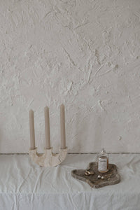 WAVE TRAVERTINE TRAY